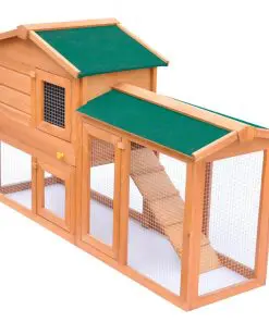 Outdoor Large Rabbit Hutch Small Animal House Pet Cage Wood