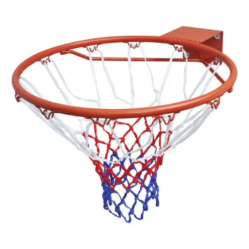 vidaXL Basketball Goal Hoop Set Rim with Net Orange
