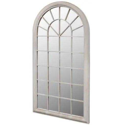 vidaXL Rustic Arch Garden Mirror 60x116cm for Both Indoor and Outdoor Use