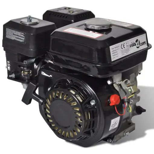 vidaXL Petrol Engine 6.5 HP 4.8 kW Black