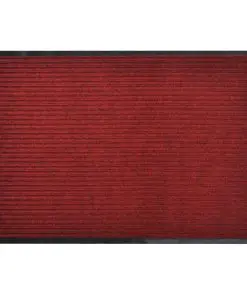 vidaXL Door Mat 90 x 60 cm PVC Red