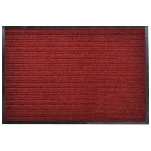 vidaXL Door Mat 90 x 60 cm PVC Red