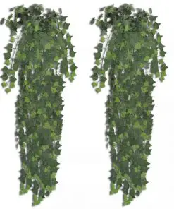 vidaXL Artificial Ivy Bush 2 pcs 90 cm Green