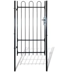 Fence Gate with Hoop Top 100 x 198 cm