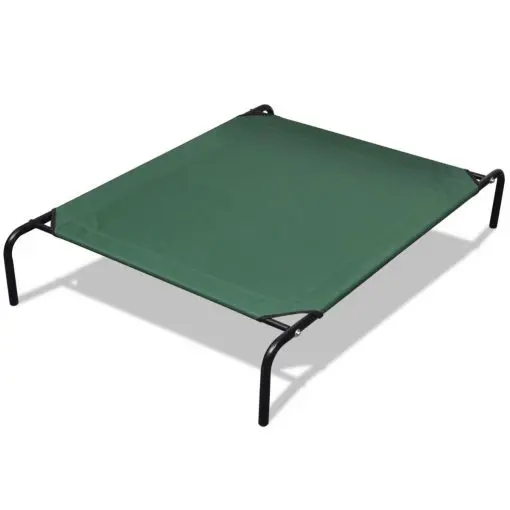 vidaXL Elevated Pet Bed with Steel Frame 90 x 60 cm