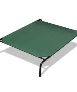 vidaXL Elevated Pet Bed with Steel Frame 130 x 80 cm