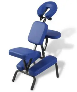 Blue Foldable & Portable Massage Chair