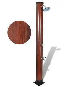 1.96 m Pool Solar Shower with Faux Wood Finish