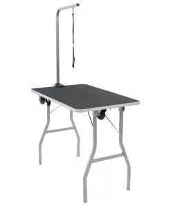 Portable Dog Grooming Table with Castors
