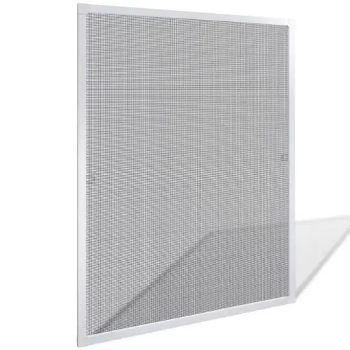 White Insect Screen for Windows 80 x 100 cm