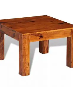 vidaXL Coffee Table Solid Sheesham Wood 60x60x40 cm
