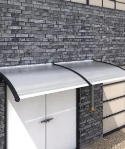 vidaXL Door Canopy 240 x 100 cm PC