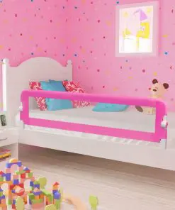 vidaXL Toddler Safety Bed Rail 150 x 42 cm Pink