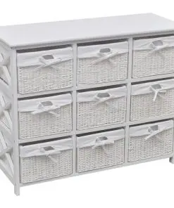 vidaXL Storage Cabinet Akron White