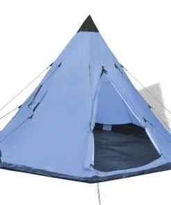 vidaXL 4-person Tent Blue
