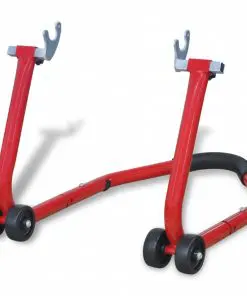 vidaXL Motorcycle Rear Stand Red