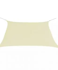 vidaXL Sunshade Sail Oxford Fabric Square 3.6×3.6 m Cream