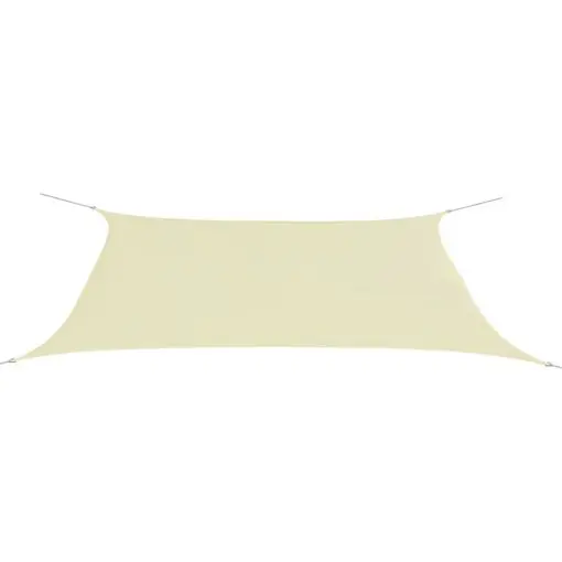 vidaXL Sunshade Sail Oxford Fabric Rectangular 4×6 m Cream