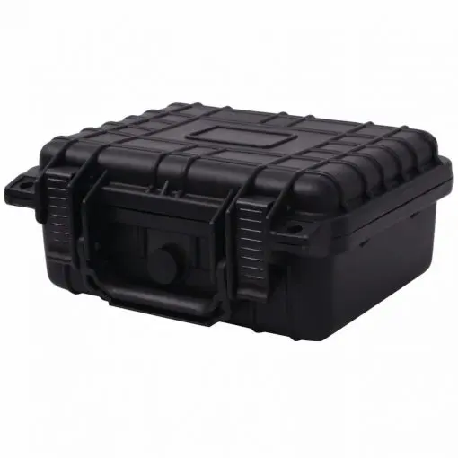 vidaXL Protective Equipment Case 27×24.6×12.4 cm Black