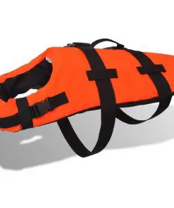 vidaXL Dog Rescue Vest S Orange