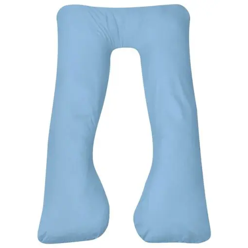 vidaXL Pregnancy Pillow 90×145 cm Light Blue