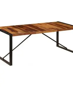 vidaXL Dining Table 200x100x75 cm Solid Sheesham Wood