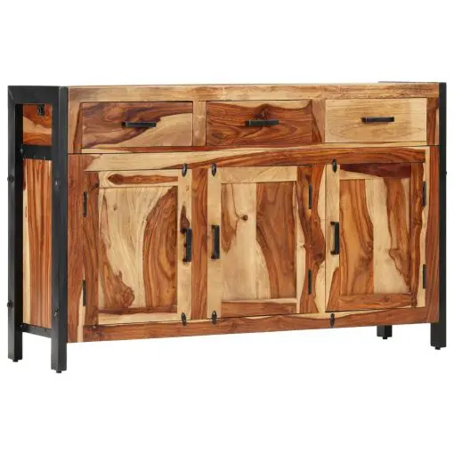 vidaXL Sideboard 110x35x75 cm Solid Sheesham Wood
