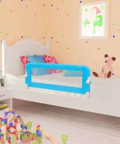 vidaXL Toddler Safety Bed Rail 2 pcs Blue 102×42 cm