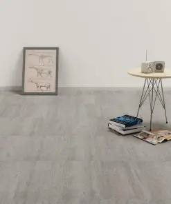 vidaXL Self-adhesive PVC Flooring Planks 5.11 m? Grey Stippled