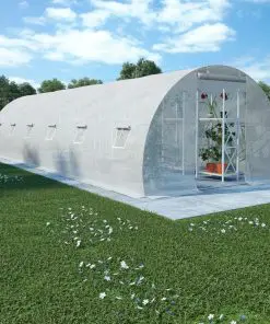 vidaXL Greenhouse with Steel Foundation 27m? 900x300x200 cm