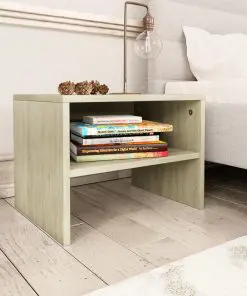 vidaXL Bedside Cabinet Sonoma Oak 40x30x30 cm Chipboard
