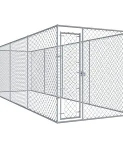 vidaXL Outdoor Dog Kennel 7.6×1.9 m