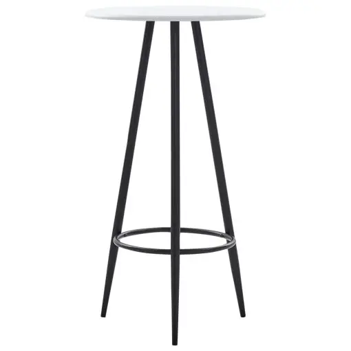 vidaXL Bar Table White 60×107.5 cm MDF