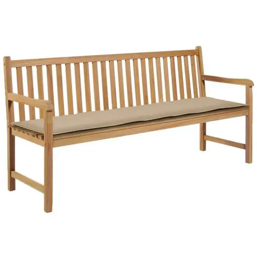 vidaXL Garden Bench Cushion Beige 180x50x3 cm