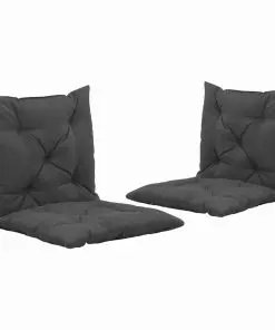 vidaXL Swing Chair Cushions 2 pcs Anthracite 50 cm Fabric
