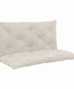 vidaXL Cushion for Swing Chair Cream 100 cm Fabric