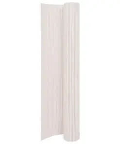 vidaXL Double-Sided Garden Fence 170×300 cm White