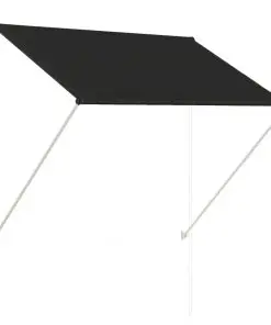 vidaXL Retractable Awning 100×150 cm Anthracite