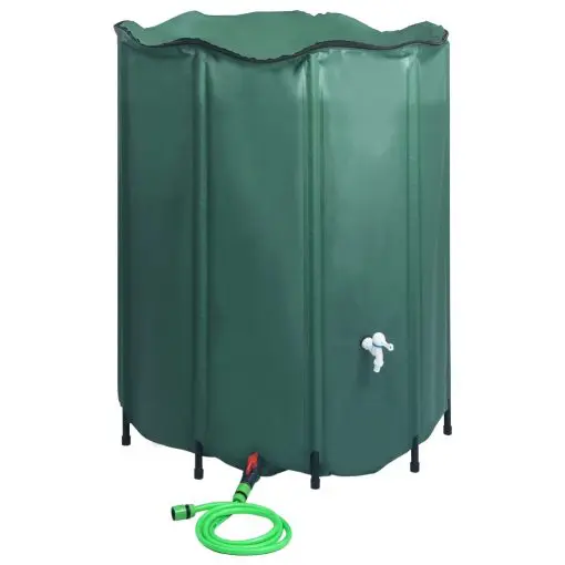 vidaXL Collapsible Rain Water Tank with Spigot 1000 L