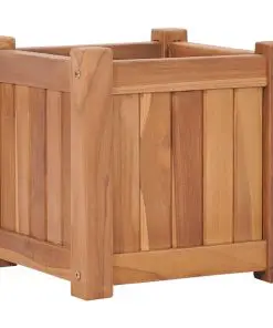 vidaXL Planter 30x30x30 cm Solid Teak Wood