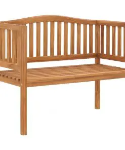 vidaXL Garden Bench 120 cm Solid Teak Wood