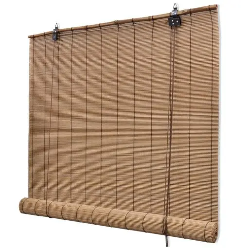 vidaXL Roller Blind Bamboo 150×160 cm Brown