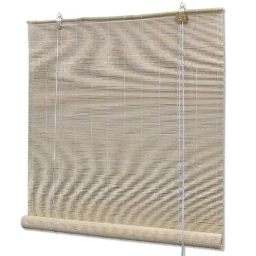 vidaXL Roller Blind Bamboo 80×220 cm Natural