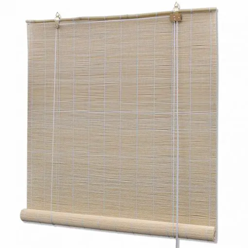 vidaXL Roller Blind Bamboo 140×220 cm Natural
