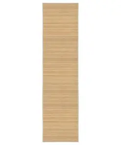 vidaXL Rug Bamboo 80×300 cm Natural