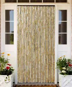 vidaXL Insect Curtain Beige 90×220 cm Chenille