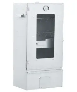 vidaXL BBQ Oven Smoker with 1kg Wood Chips 44.5x29x83 cm
