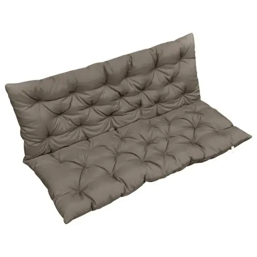vidaXL Cushion for Swing Chair Taupe 120 cm Fabric