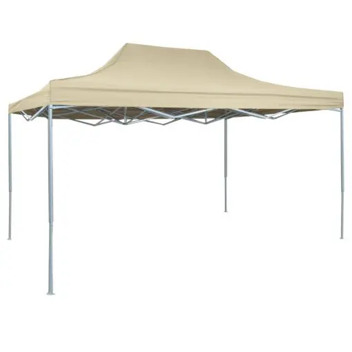 vidaXL Professional Folding Party Tent 3×4 m Steel Cream