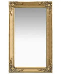 vidaXL Wall Mirror Baroque Style 50×80 cm Gold